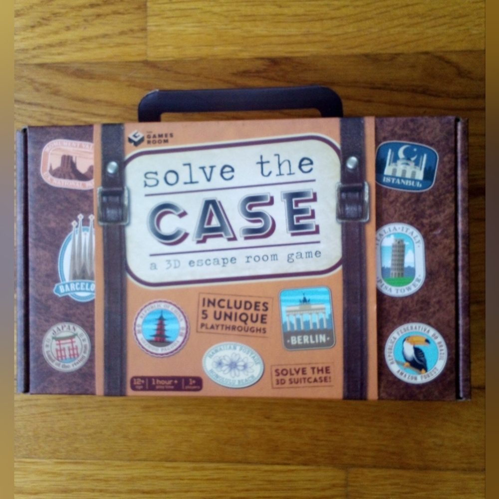 Solve The Case 3D Escape Room Game In A Suitcase